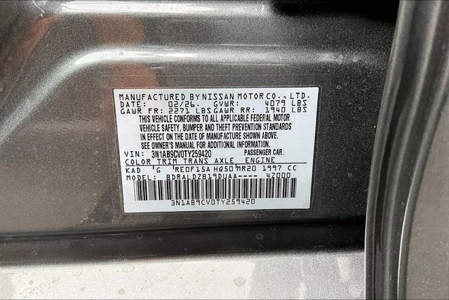 New 2026 Nissan Sentra SV image 13