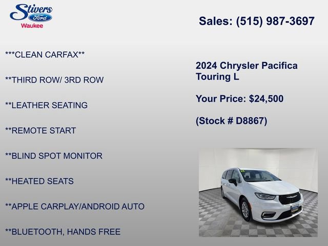 Used 2024 Chrysler Pacifica Touring-L image 15