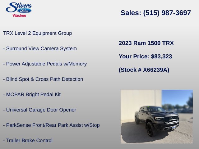 Used 2023 RAM 1500 TRX w/ TRX Level 2 Equipment Group AWD/4WD image 34