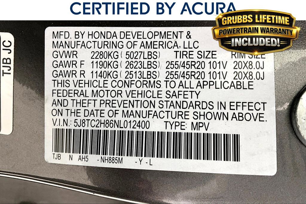 Used 2022 Acura RDX AWD image 41