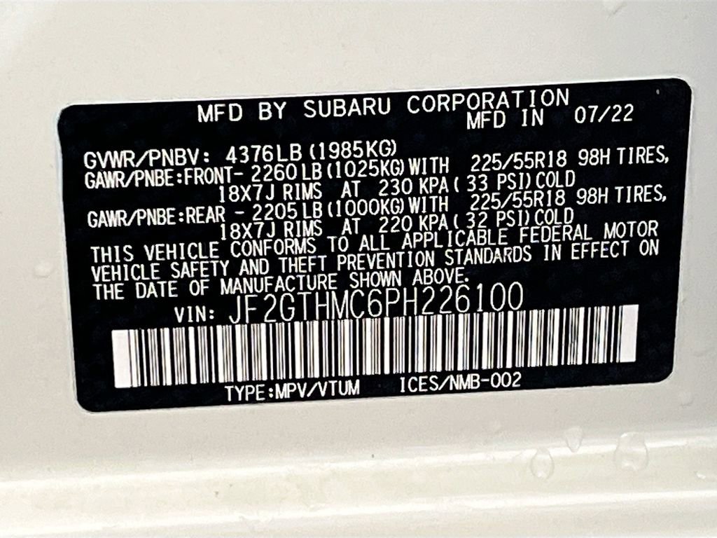 Used 2023 Subaru Crosstrek 2.5i Limited w/ Moonroof Package image 31