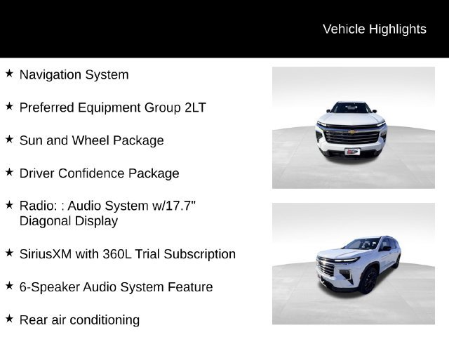 Certified 2025 Chevrolet Traverse LT w/ Sun and Wheel Package AWD/4WD image 13