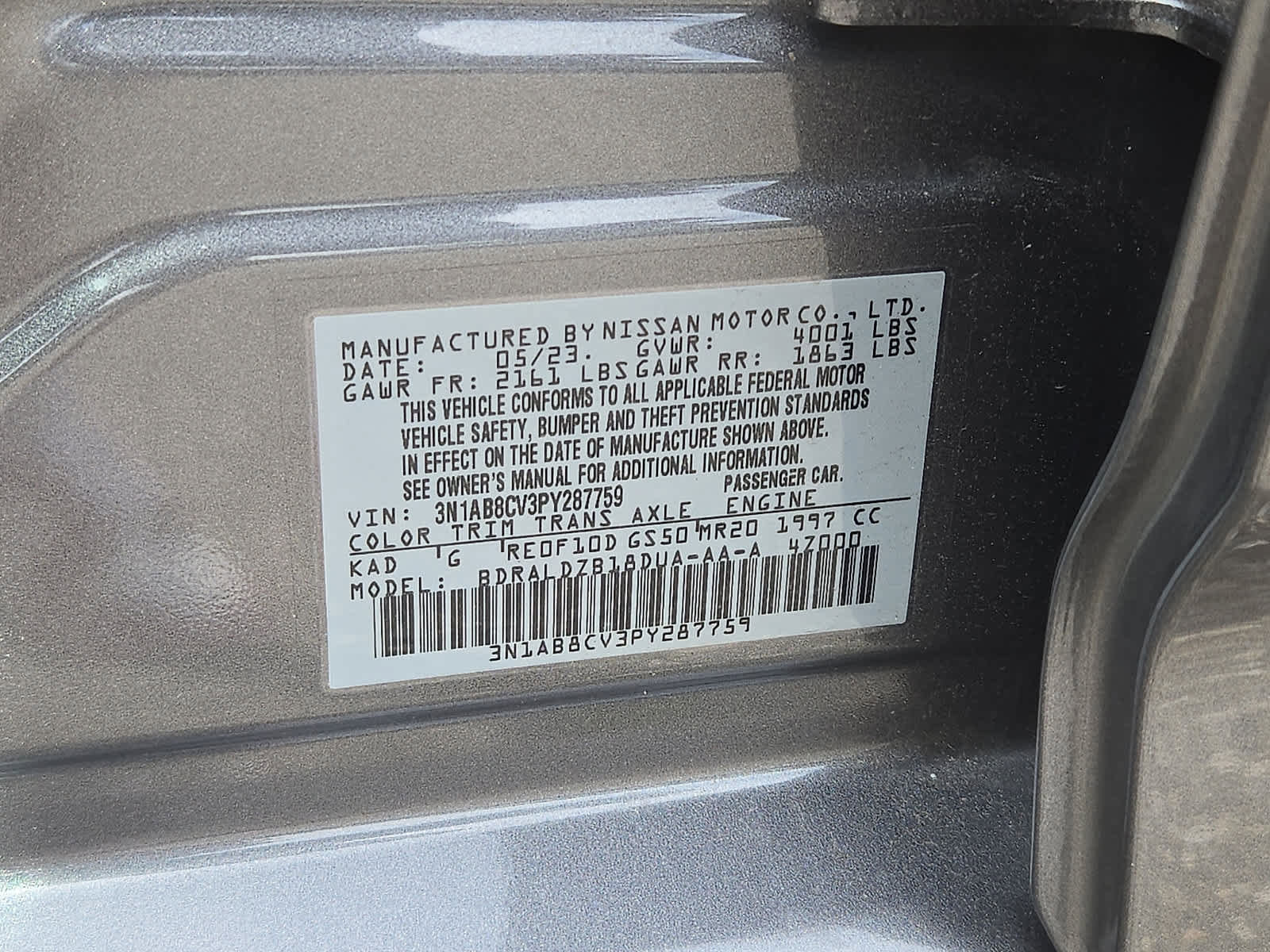 Used 2023 Nissan Sentra SV FWD image 27