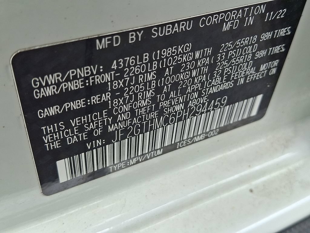Used 2023 Subaru Crosstrek 2.5i Limited w/ Moonroof Package AWD/4WD image 30