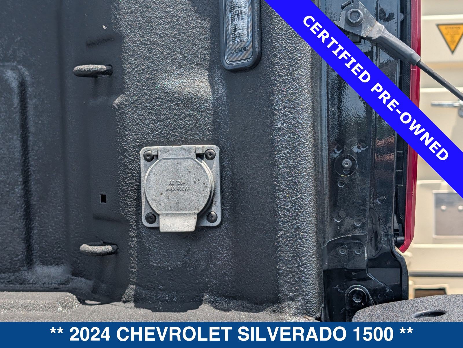 Used 2024 Chevrolet Silverado 1500 Custom w/ Turbomax Blackout Package AWD/4WD image 15