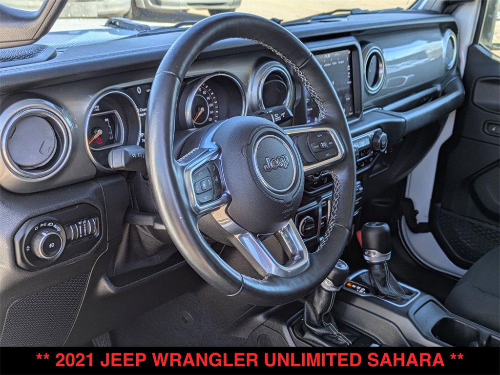 Used 2021 Jeep Wrangler Unlimited Sahara w/ Uconnect 4C Nav & Sound Group image 21