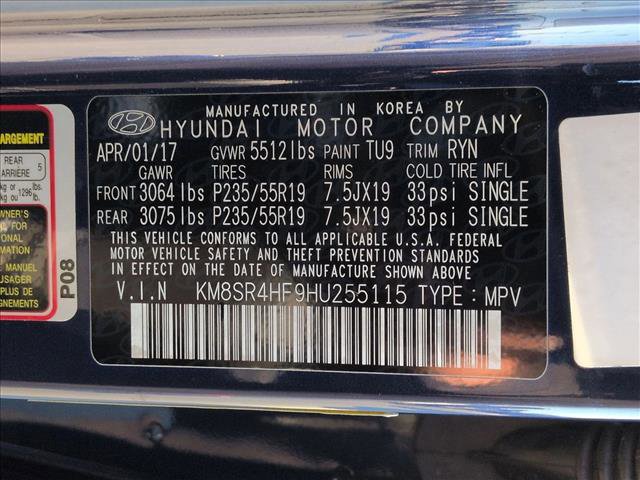 Used 2017 Hyundai Santa Fe SE w/ SE Ultimate Tech Package 03 image 25