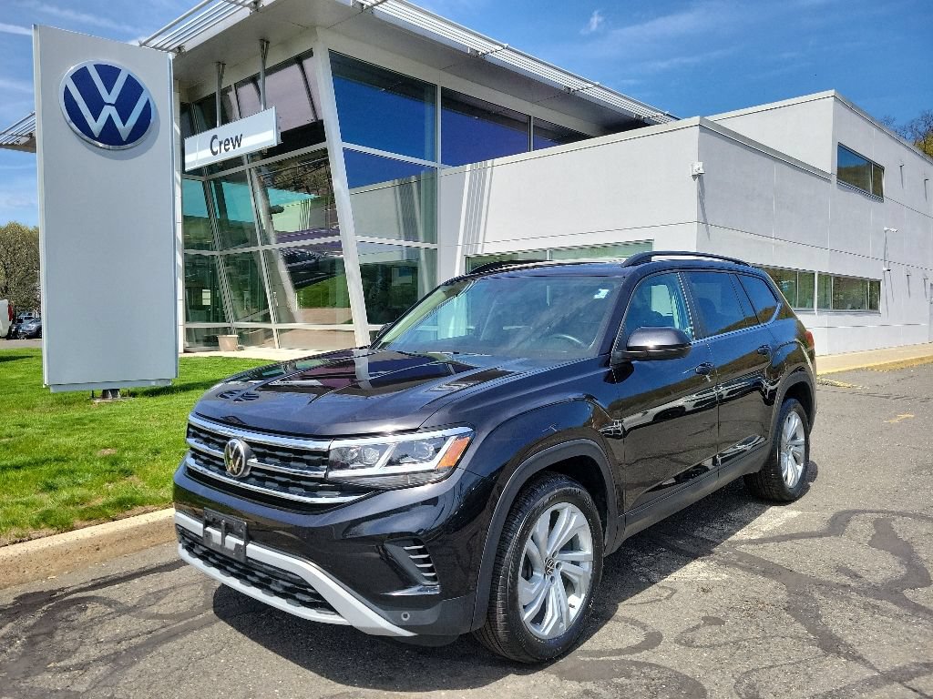 Certified 2022 Volkswagen Atlas SE w/ Panoramic Sunroof Package AWD/4WD image 1