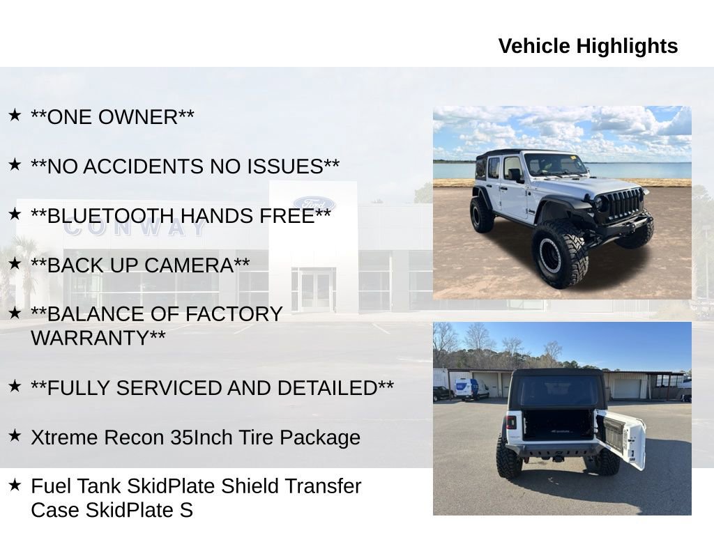 Used 2023 Jeep Wrangler Unlimited Sport w/ Xtreme 35 Tire Package image 6