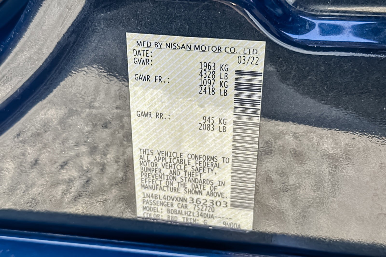 Used 2022 Nissan Altima 2.5 SV image 36