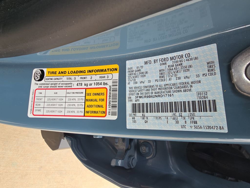 Used 2022 Ford Bronco Sport Big Bend w/ Convenience Package AWD/4WD image 34