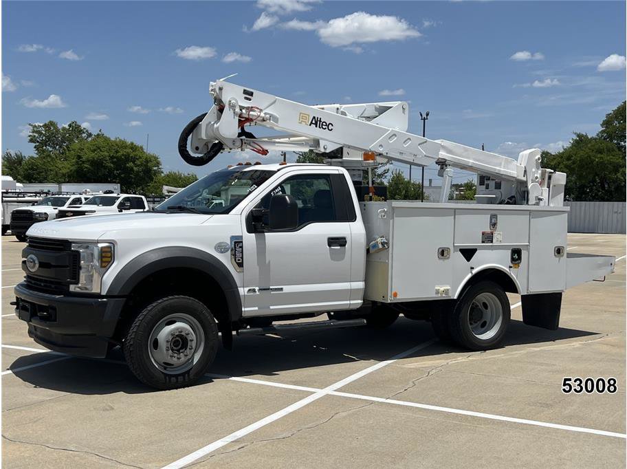 Used 2019 Ford F550 4x4 Regular Cab Super Duty w/ Snow Plow Prep Package image 1