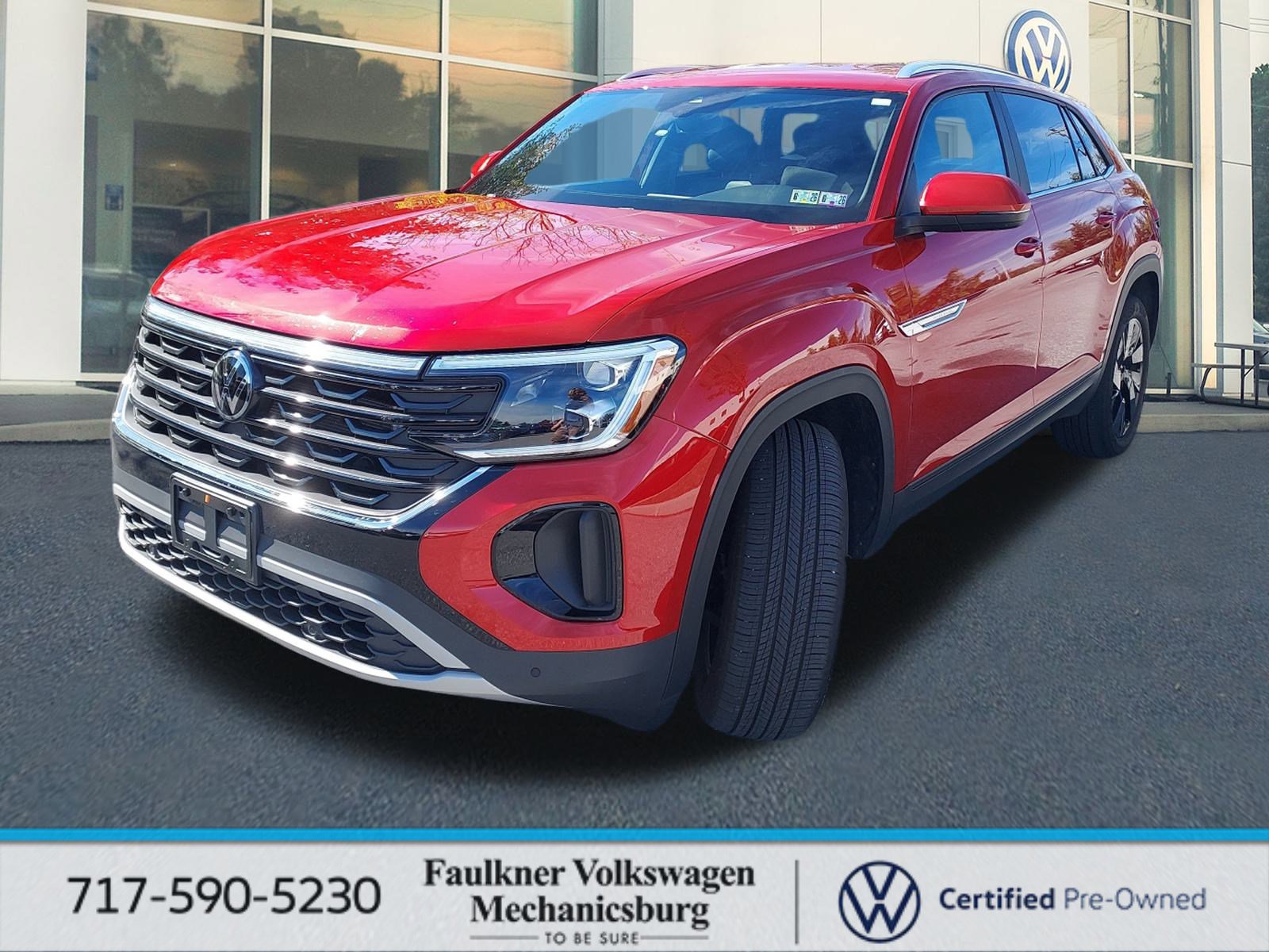 Used 2024 Volkswagen Atlas Cross Sport SE w/ Black Wheel Package