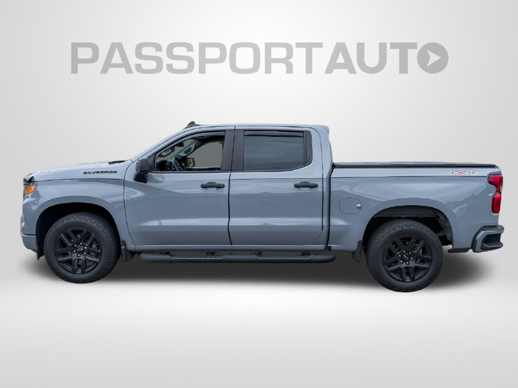 Used 2024 Chevrolet Silverado 1500 Custom w/ Turbomax Blackout Package AWD/4WD image 7