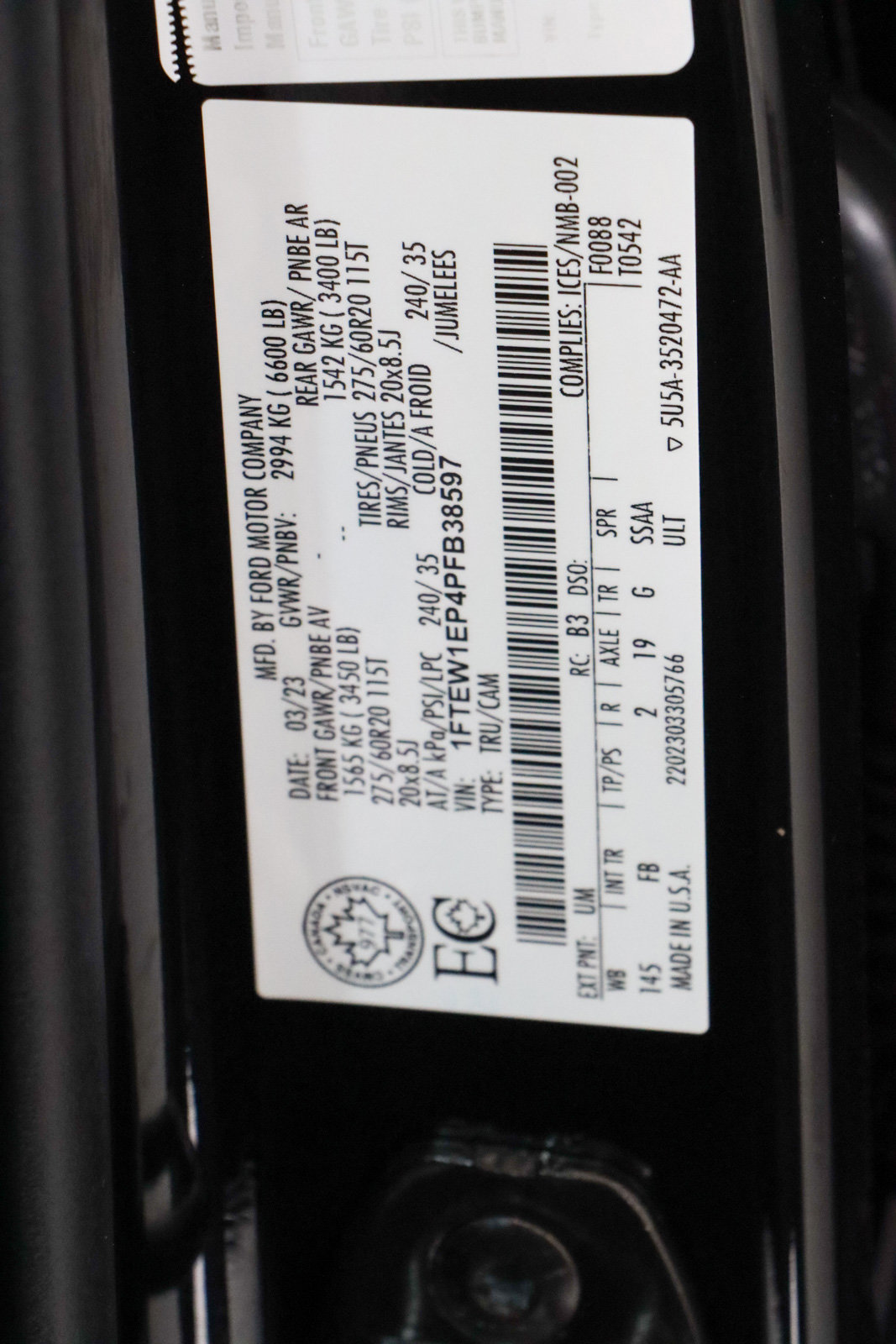 Used 2023 Ford F150 XLT w/ Equipment Group 302A High AWD/4WD image 33