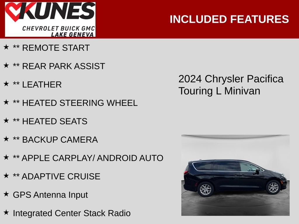 Used 2024 Chrysler Pacifica Touring-L FWD image 2
