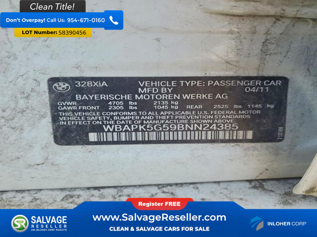 Used 2011 BMW 328i xDrive Sedan AWD/4WD image 16