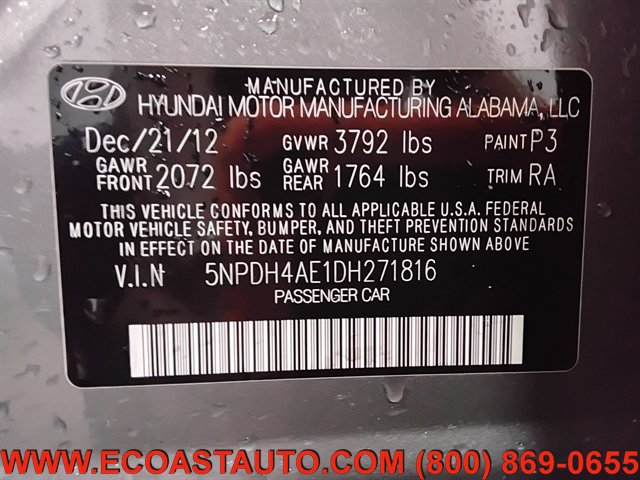 Used 2013 Hyundai Elantra GLS w/ Preferred Pkg FWD image 20