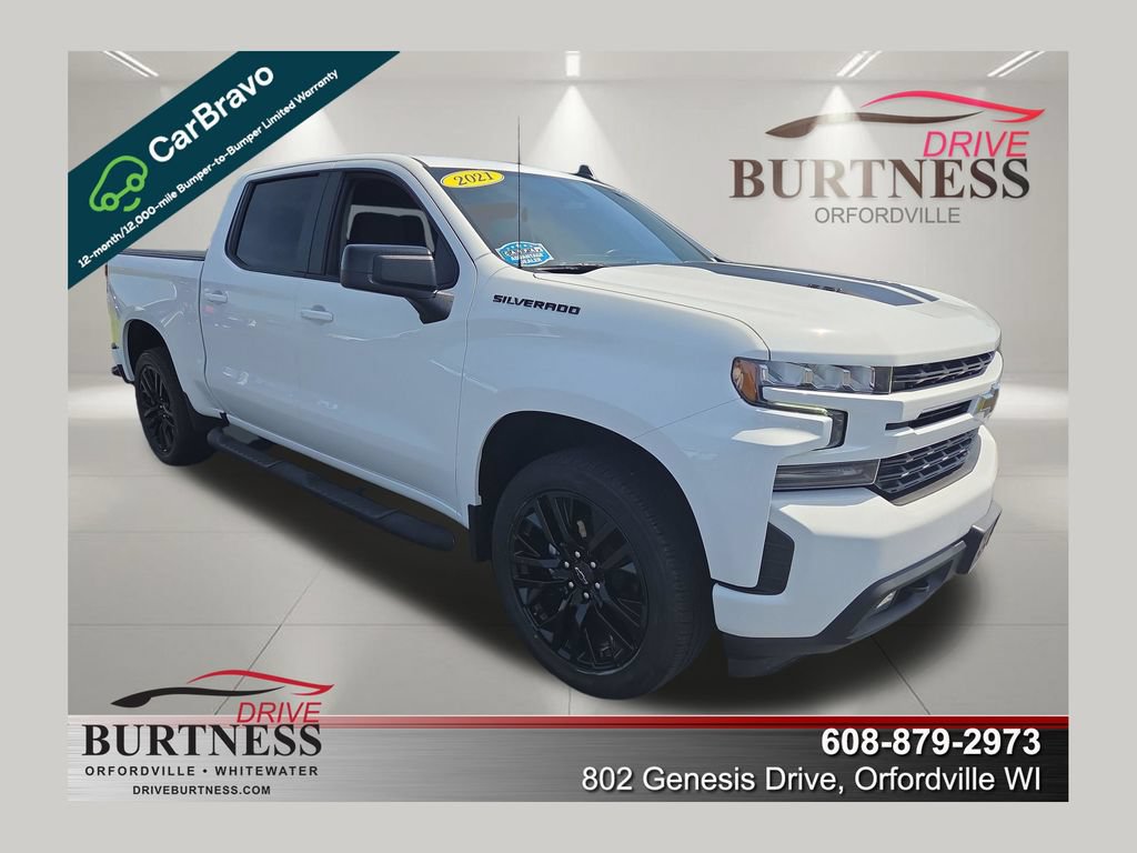 Certified 2021 Chevrolet Silverado 1500 RST w/ Rally Edition AWD/4WD image 1