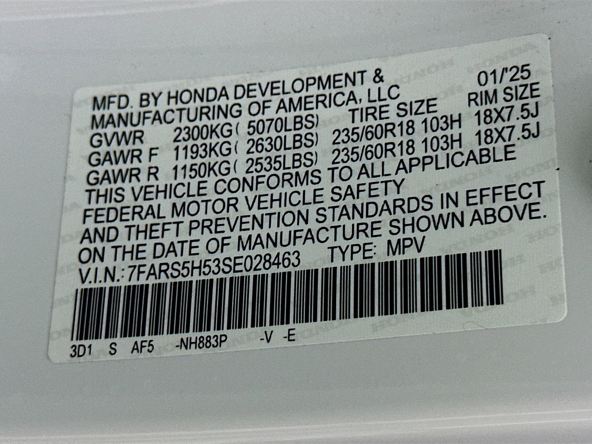 Used 2025 Honda CR-V Sport image 12