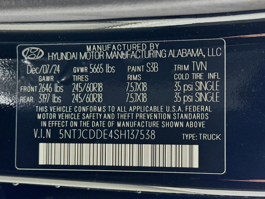 Certified 2025 Hyundai Santa Cruz SEL image 34