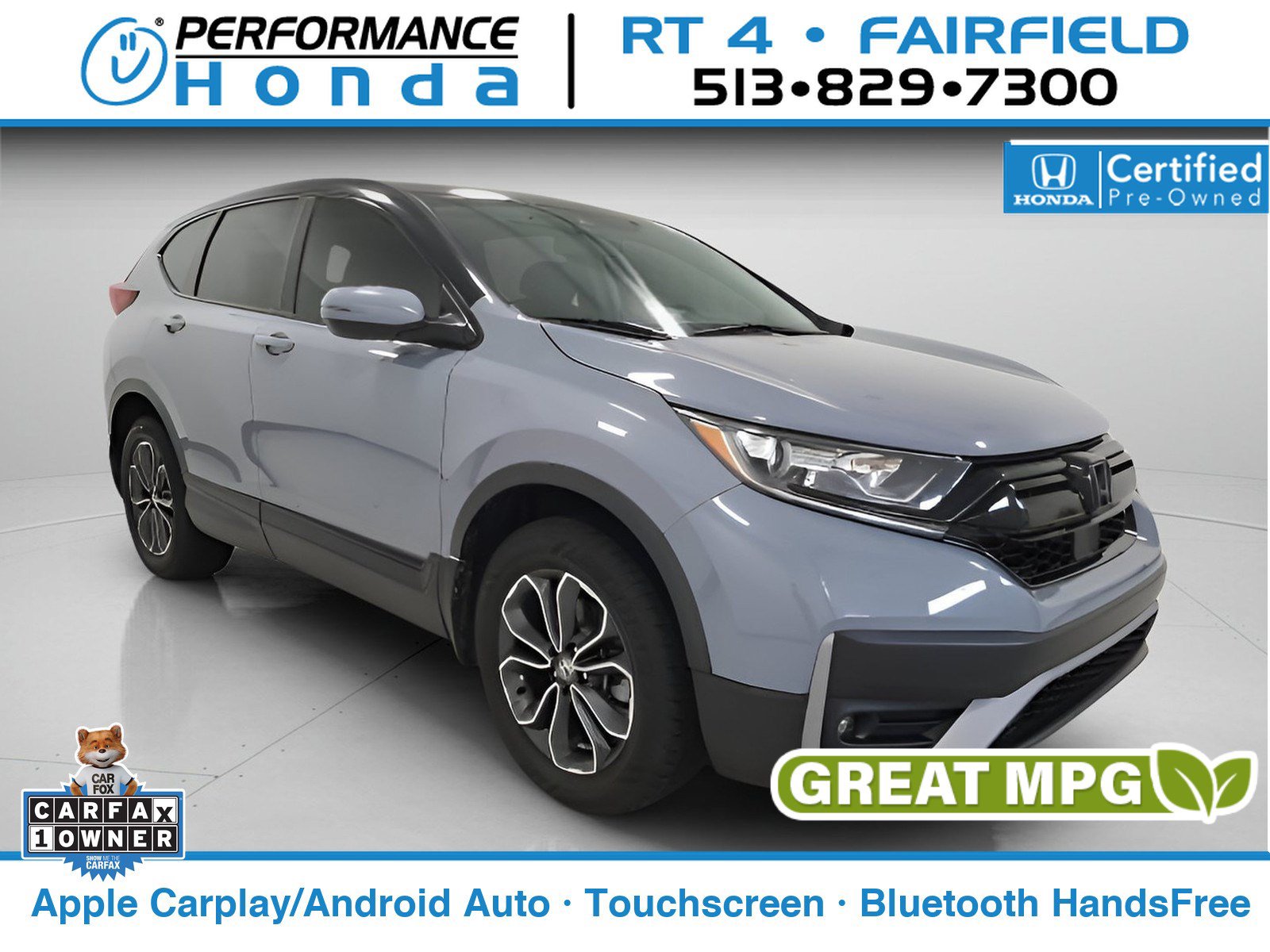 Certified 2022 Honda CR-V EX-L