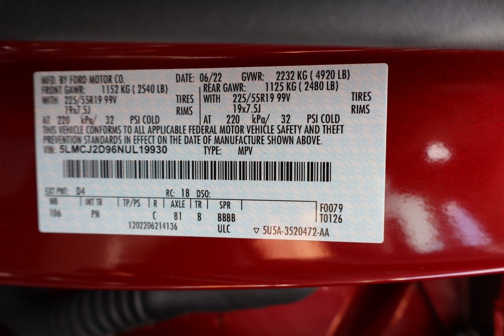 Used 2022 Lincoln Corsair Reserve w/ Equipment Group 201A image 38