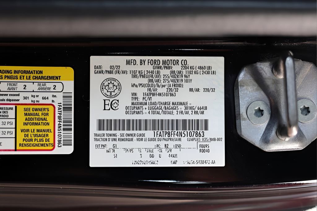 Used 2022 Ford Mustang GT Premium w/ GT Performance Package image 74