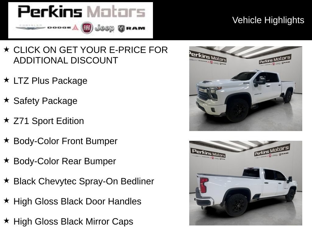 Used 2024 Chevrolet Silverado 2500 LTZ w/ LTZ Plus Package AWD/4WD image 7