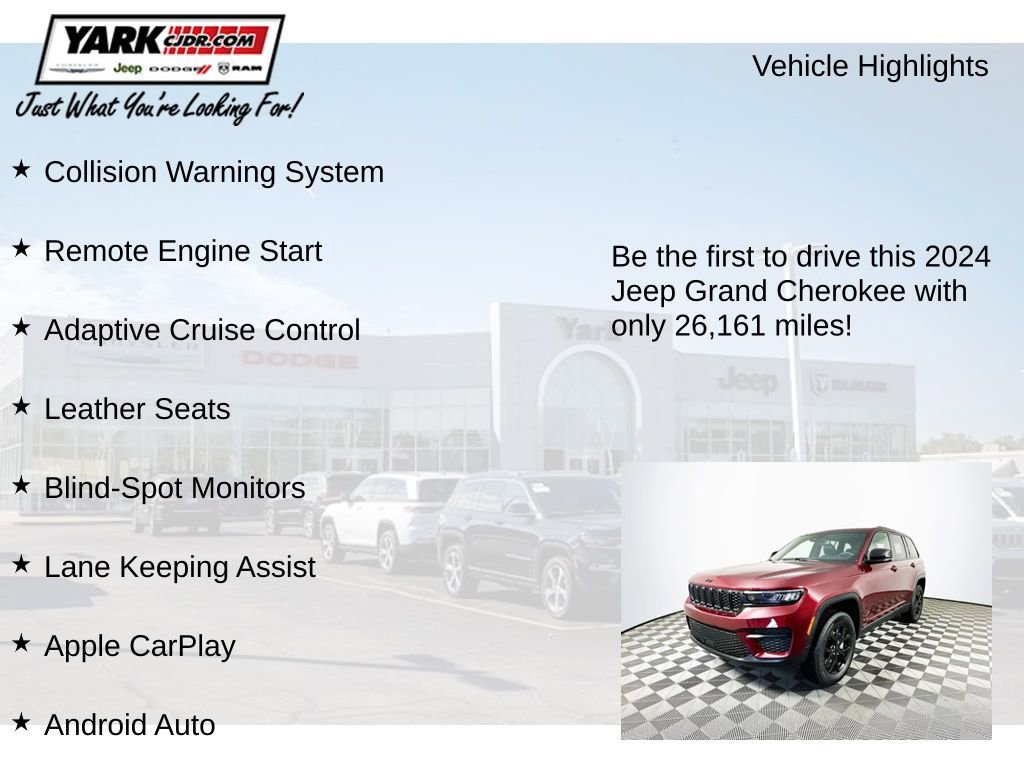 Certified 2024 Jeep Grand Cherokee Altitude image 13