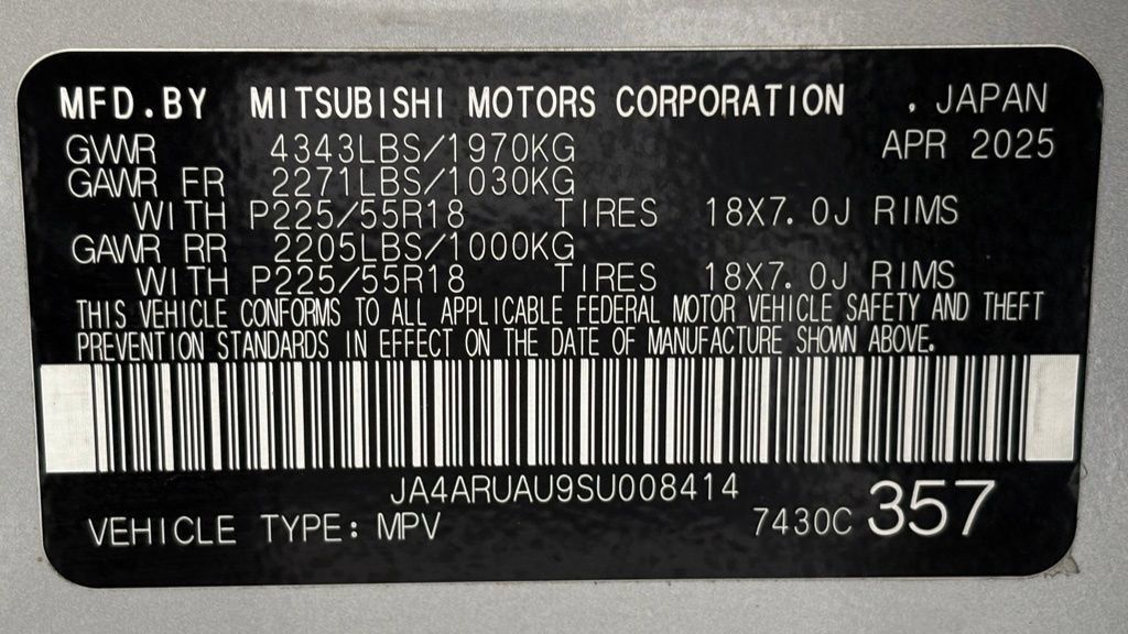 Used 2025 Mitsubishi Outlander Sport ES AWD/4WD image 45