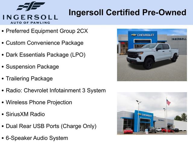 Used 2022 Chevrolet Silverado 1500 Custom Trail Boss w/ LPO, Dark Essentials Package image 5