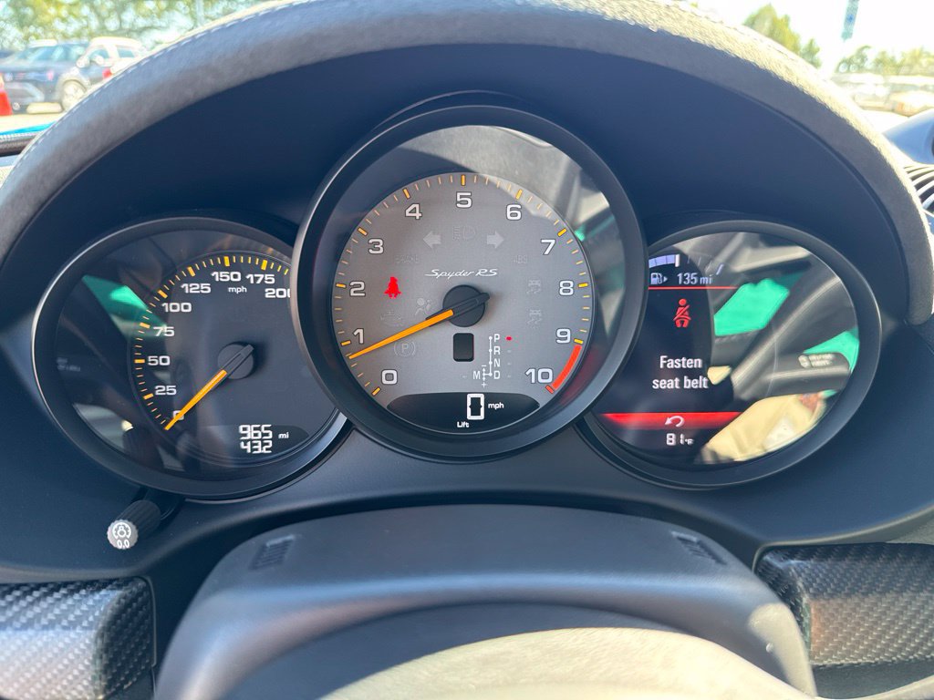 Used 2025 Porsche 718 Boxster Spyder RS w/ Weissach Package RWD image 33