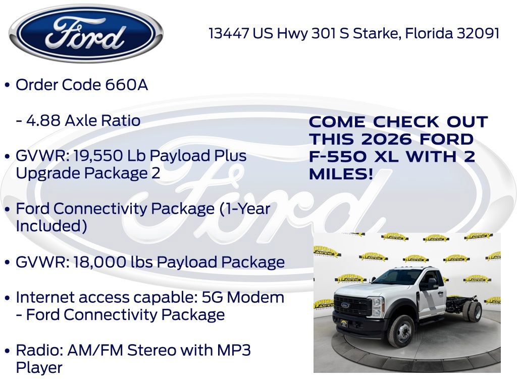 New 2026 Ford F550 4x4 Regular Cab Super Duty image 15