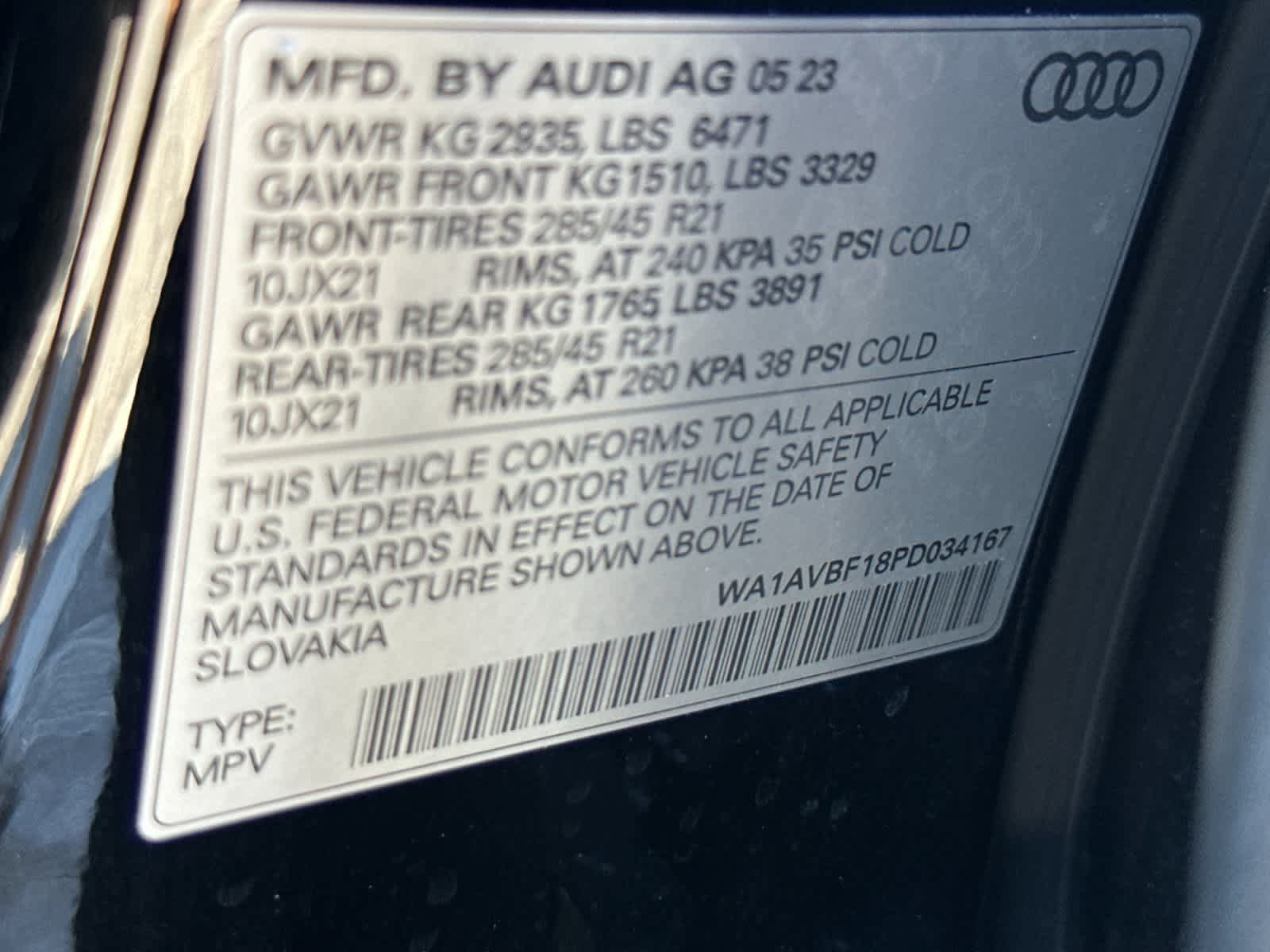 Used 2023 Audi Q8 Premium w/ Convenience Package AWD/4WD image 30