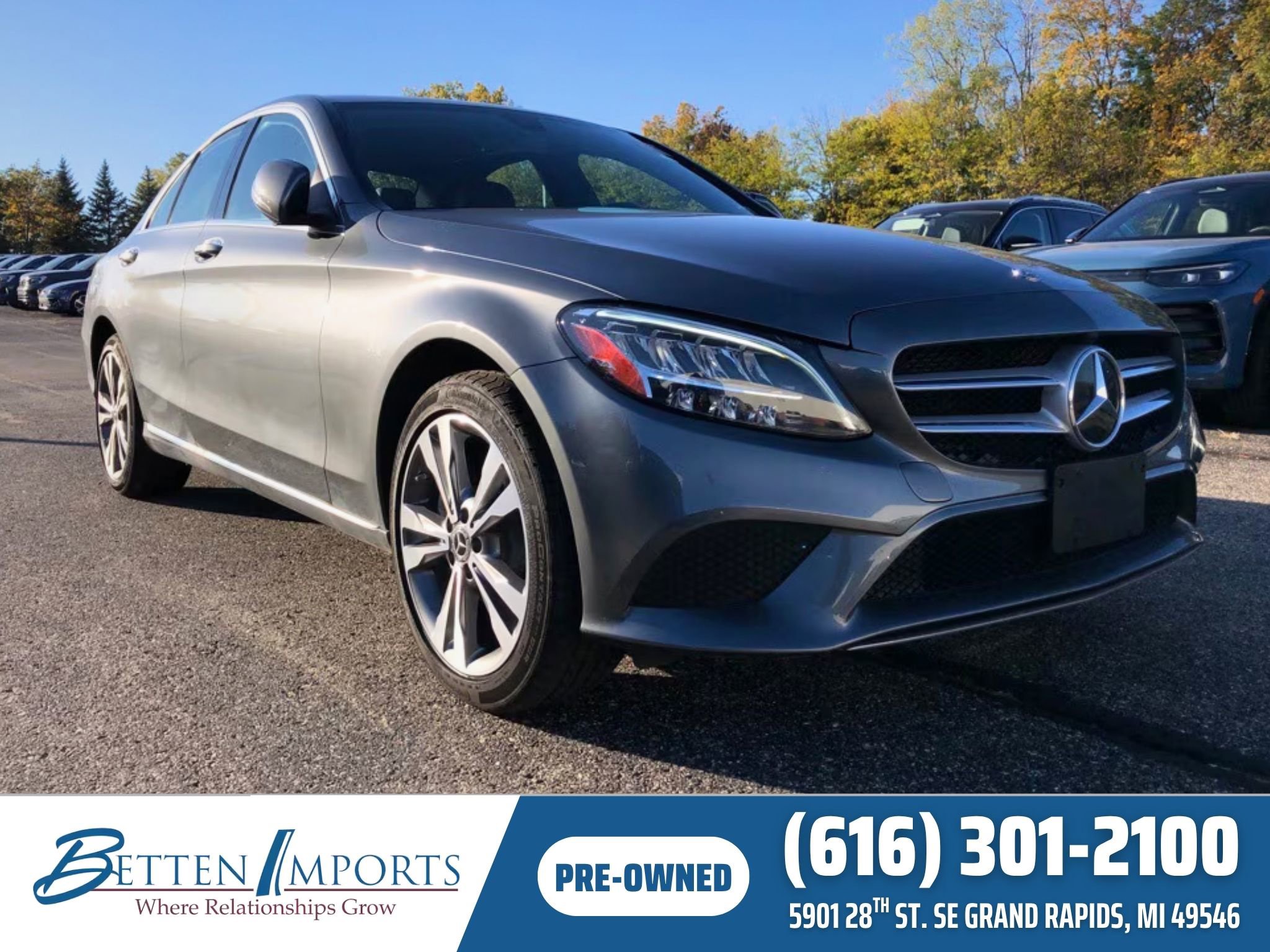 Used 2021 Mercedes-Benz C 300 4MATIC Sedan w/ Premium Package