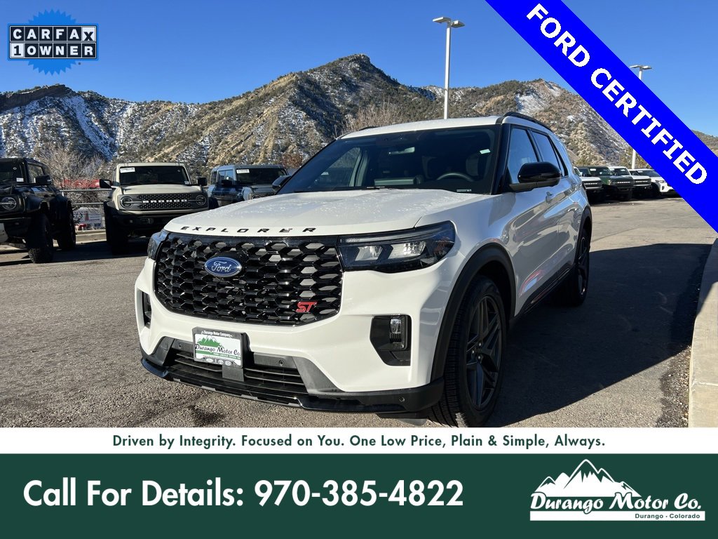 Certified 2025 Ford Explorer ST w/ Sun And Sound Package