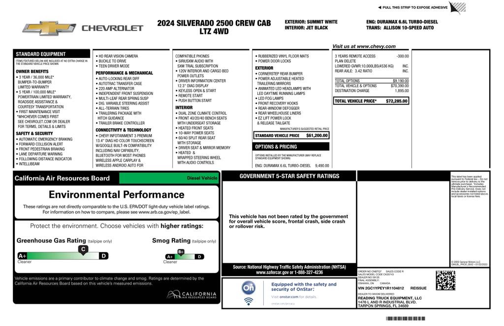 Certified 2024 Chevrolet Silverado 2500 LTZ AWD/4WD image 4