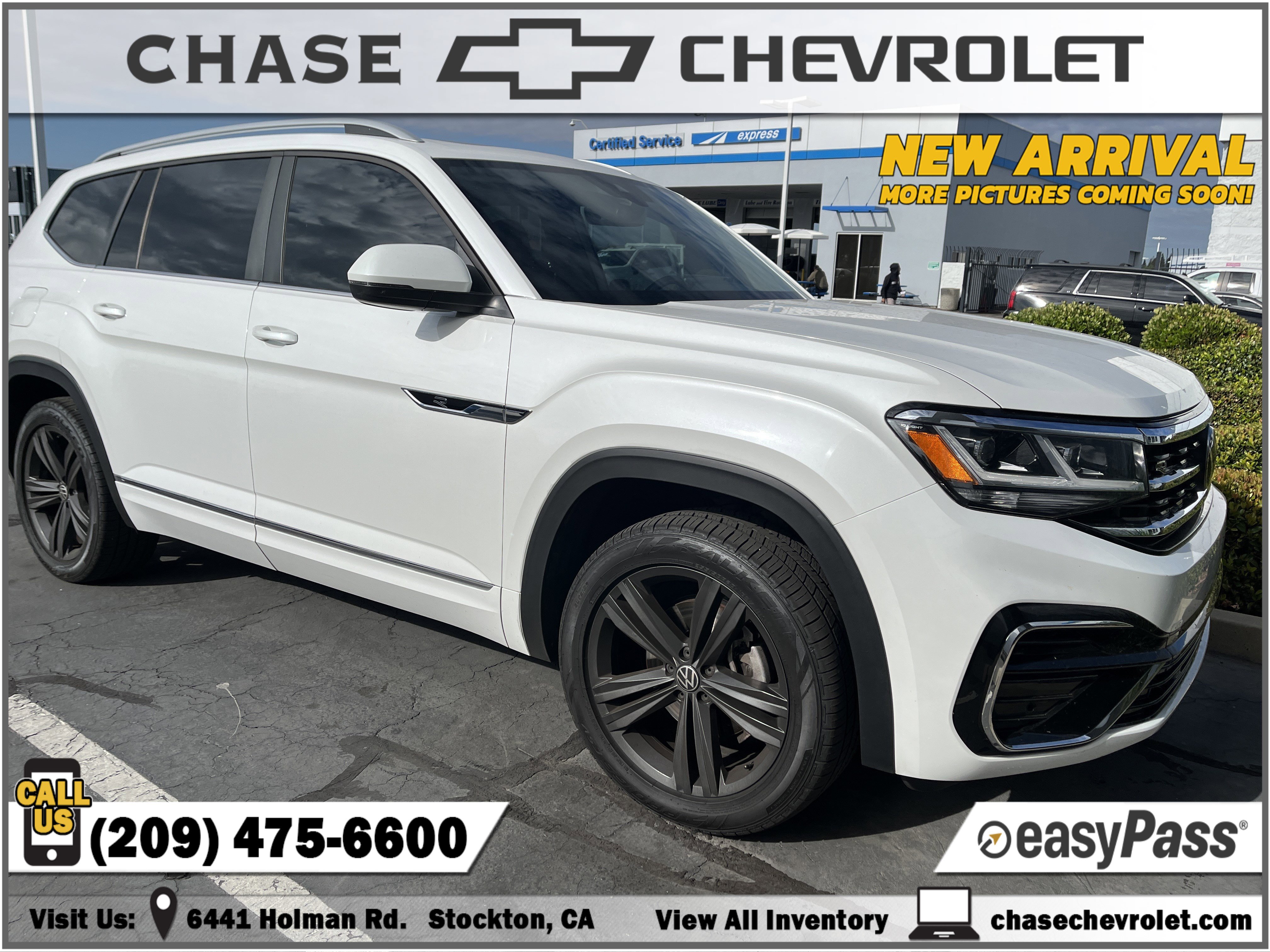 Used 2022 Volkswagen Atlas SEL R-Line AWD/4WD image 1