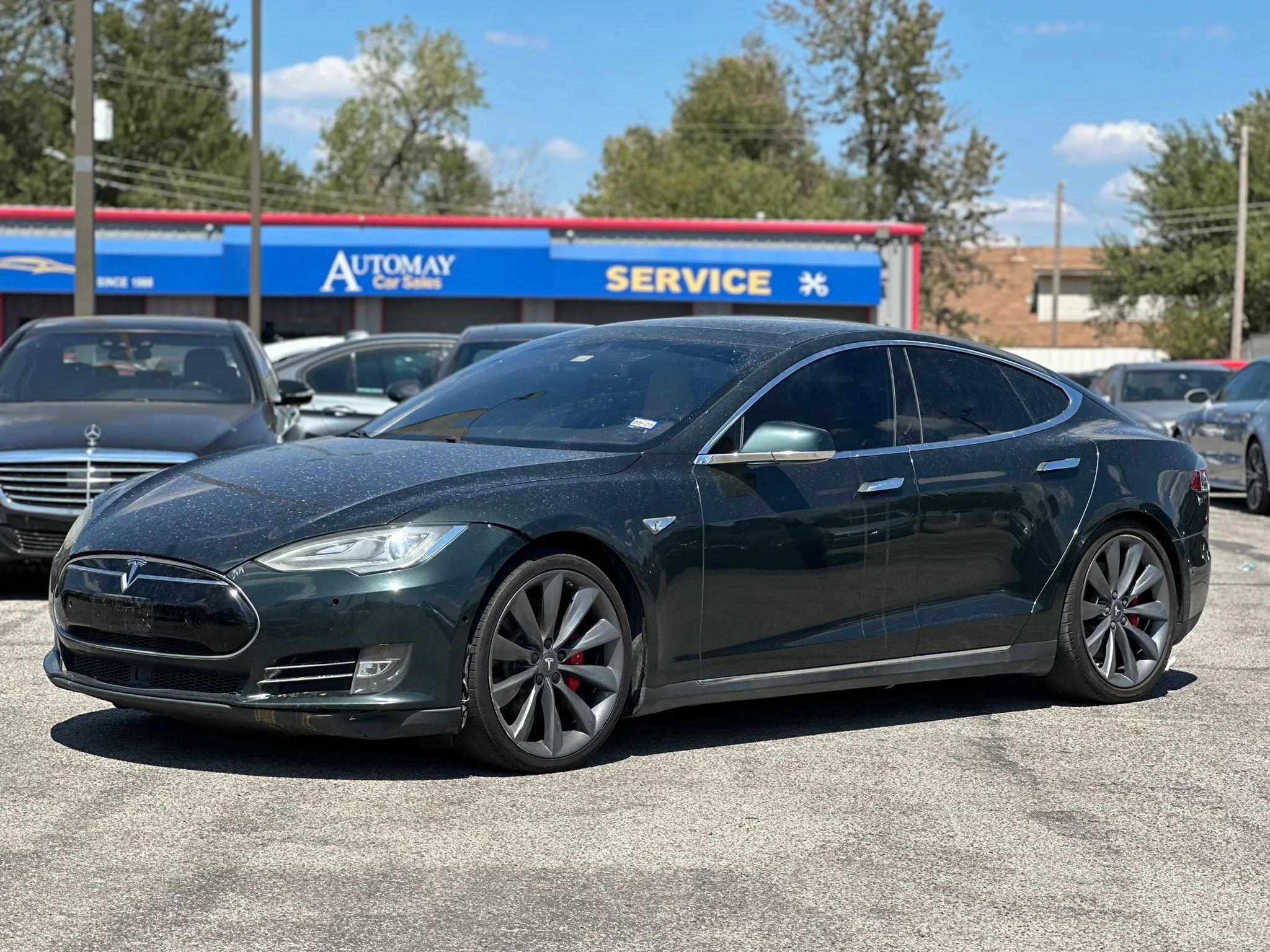 Used 2014 Tesla Model S P85D AWD/4WD image 2