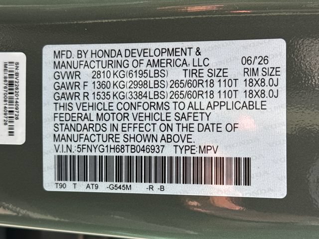Used 2026 Honda Pilot TrailSport image 18