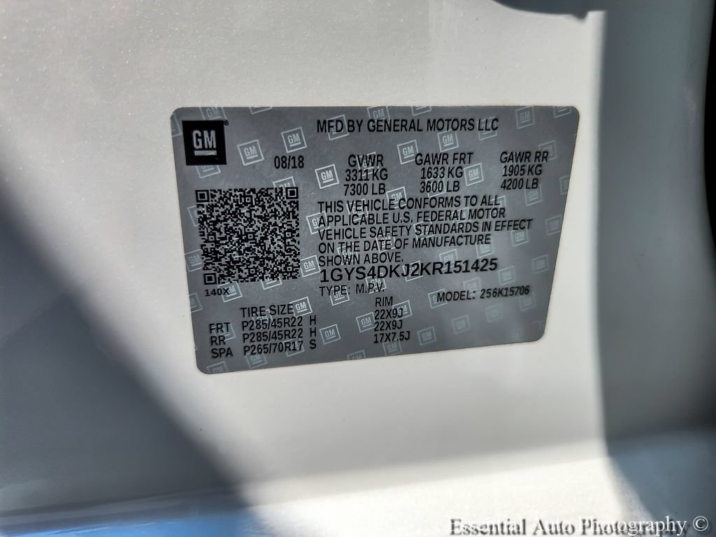 Certified 2019 Cadillac Escalade Platinum AWD/4WD image 25