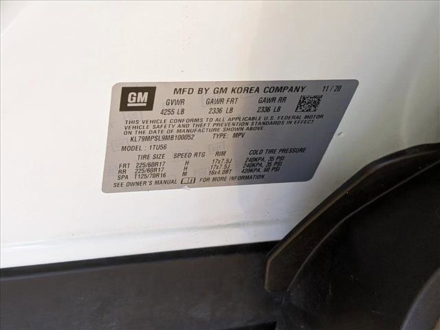 Used 2021 Chevrolet TrailBlazer LT w/ Sun and Liftgate Package FWD image 27
