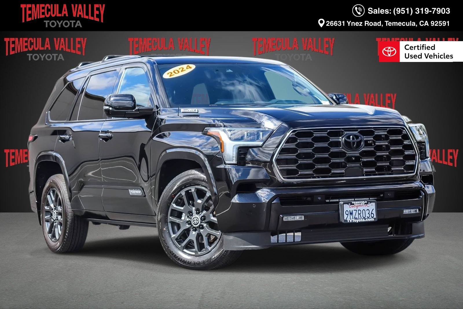 Certified 2024 Toyota Sequoia Platinum AWD/4WD image 1
