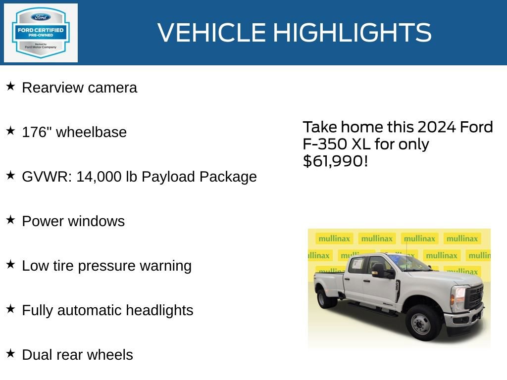 Certified 2024 Ford F350 XL w/ XL Chrome Package image 22