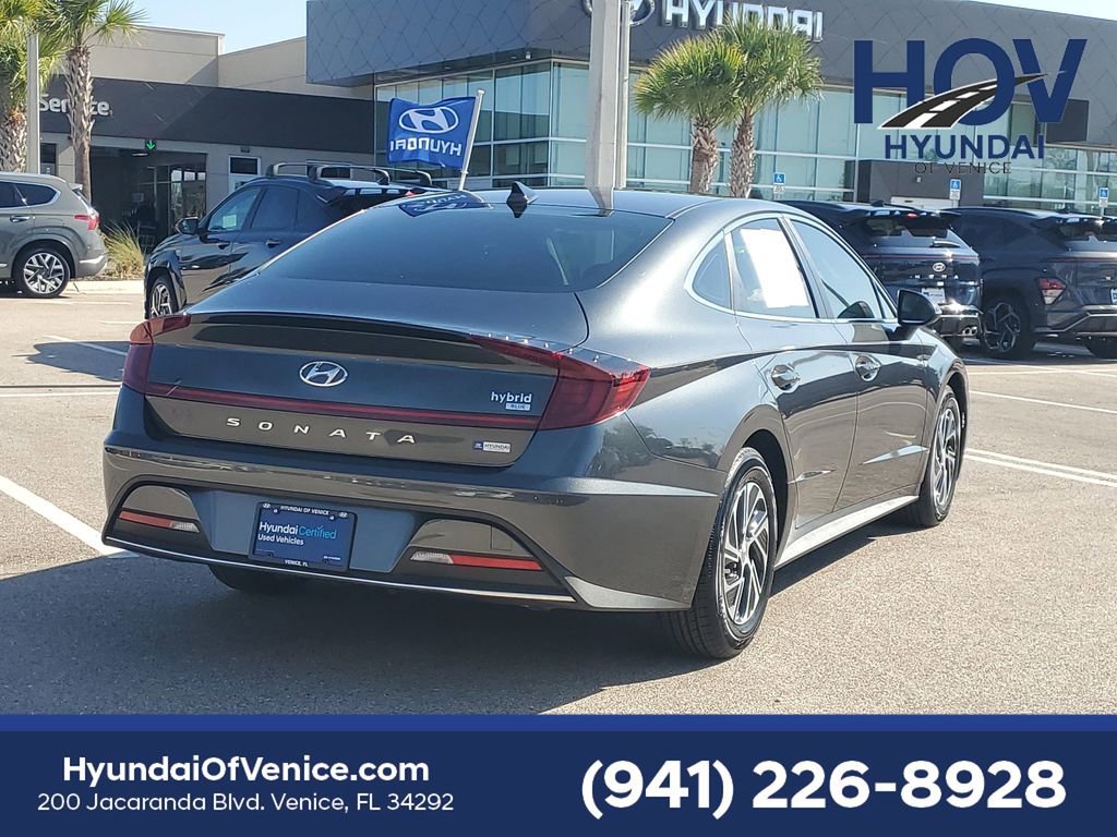 Certified 2023 Hyundai Sonata Blue w/ Cargo Package image 7