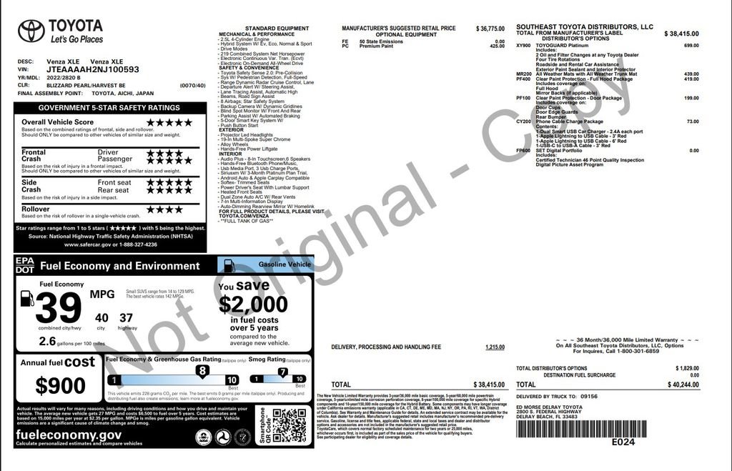 Used 2022 Toyota Venza XLE image 4