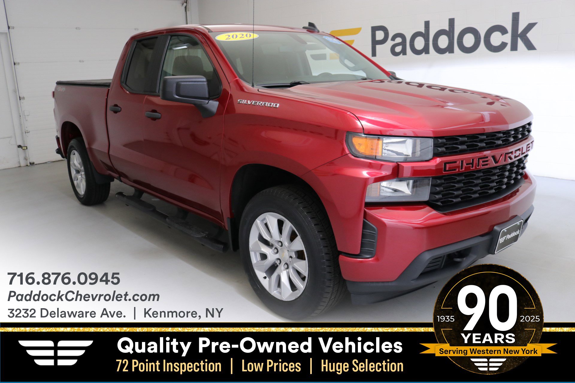 Used 2020 Chevrolet Silverado 1500 Custom w/ Custom Value Package