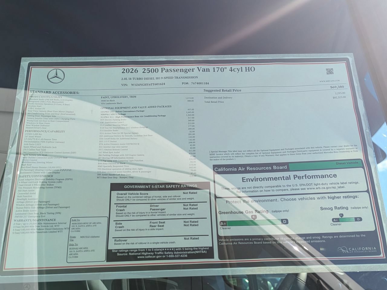 New 2026 Mercedes-Benz Sprinter 2500 image 14