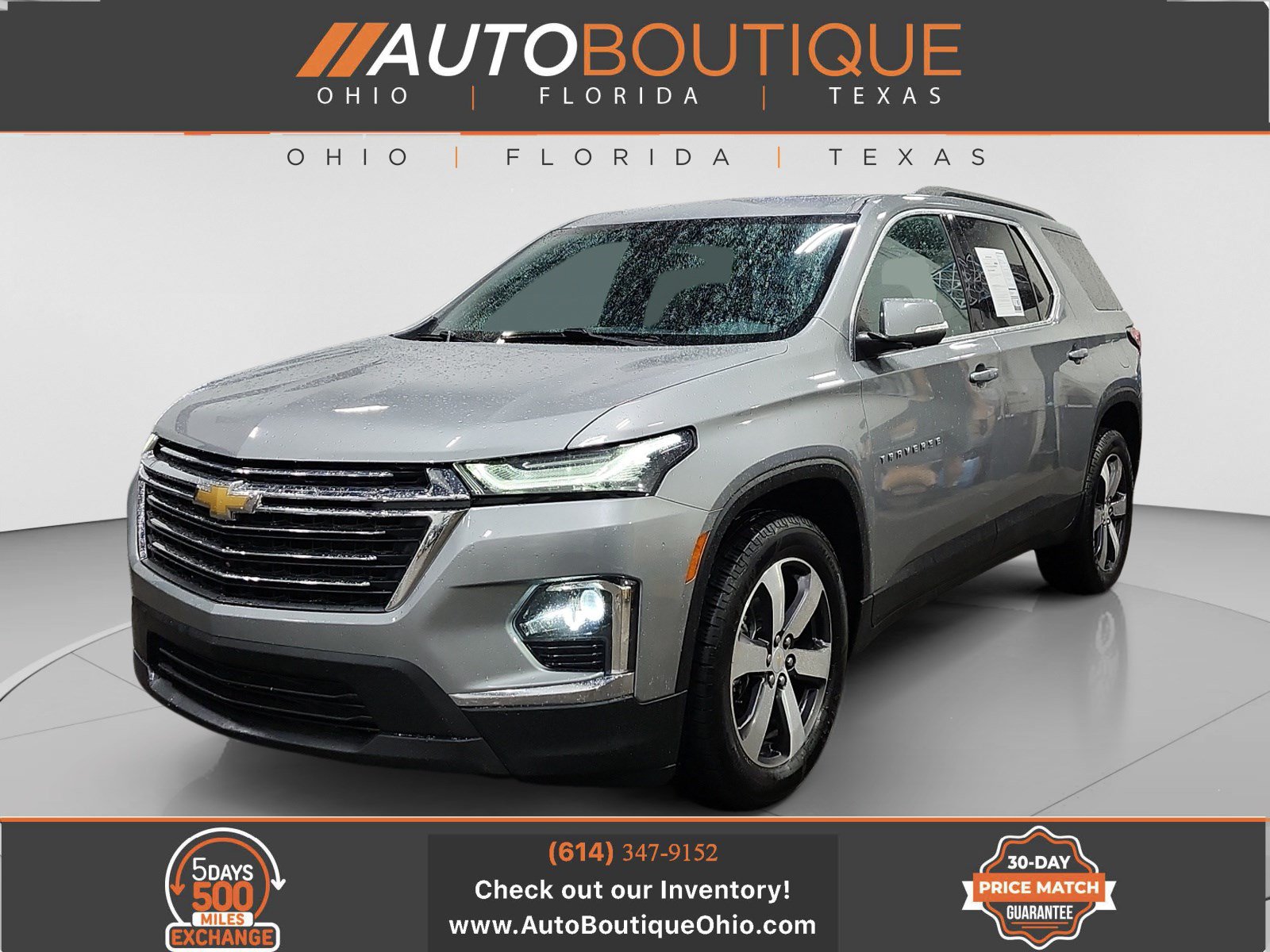 Used 2023 Chevrolet Traverse LT w/ LT Premium Package AWD/4WD image 1